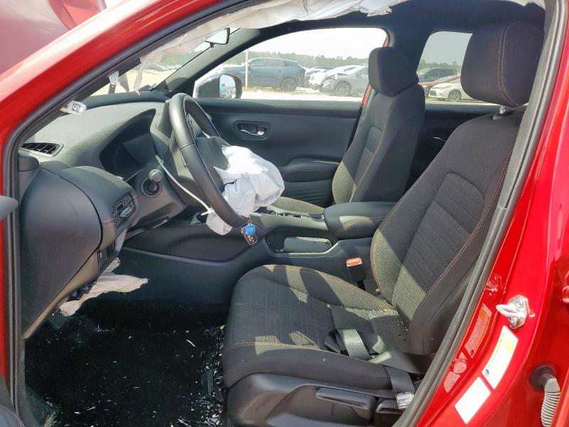 3CZRZ1H54SM749042 - 2025 HONDA HR-V SPORT RED photo 7
