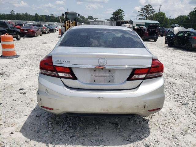 2HGFB2F52DH540472 - 2013 HONDA CIVIC LX SILVER photo 6