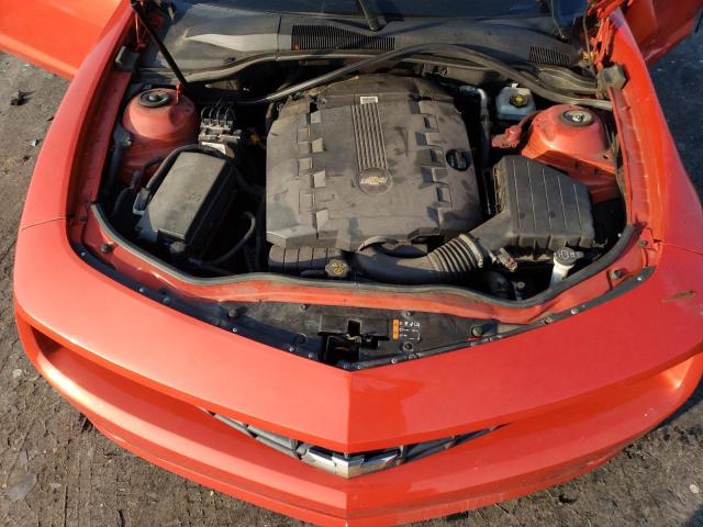 2G1FC1E35D9162477 - 2013 CHEVROLET CAMARO LT ORANGE photo 11