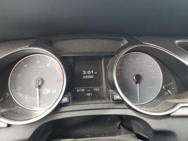 WAUCGAFR2EA052216 - 2014 AUDI S5 PREMIUM PLUS 银色 照片 9