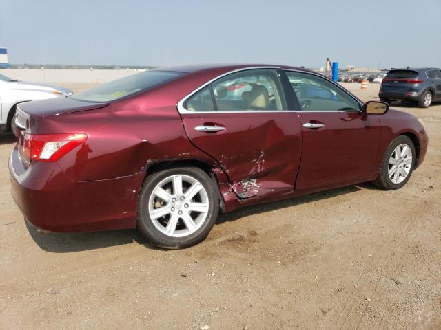 JTHBJ46G682209579 - 2008 LEXUS ES 350 BURGUNDY photo 3