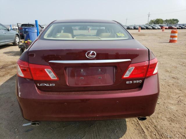 JTHBJ46G682209579 - 2008 LEXUS ES 350 BURGUNDY photo 6