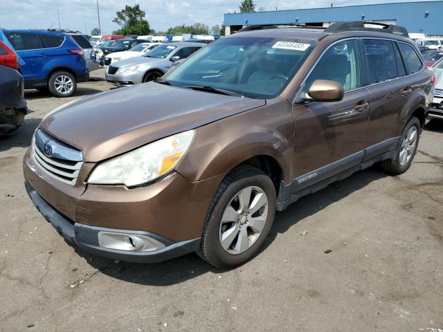 4S4BRCGC5B3349250 - 2011 SUBARU OUTBACK 2.5I PREMIUM BROWN photo 1