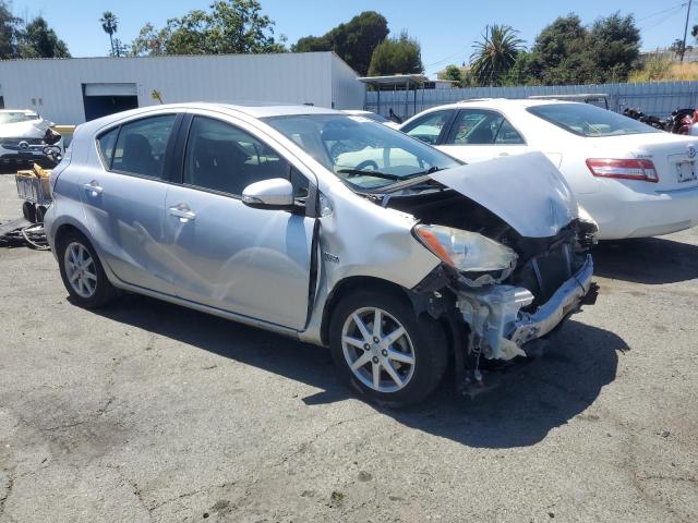 JTDKDTB31C1017765 - 2012 TOYOTA PRIUS C SILVER photo 4