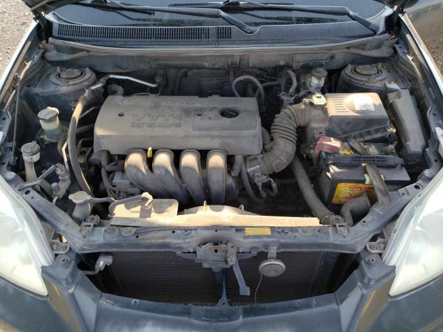 2T1KR32E35C411818 - 2005 TOYOTA COROLLA MA XR BLACK photo 11