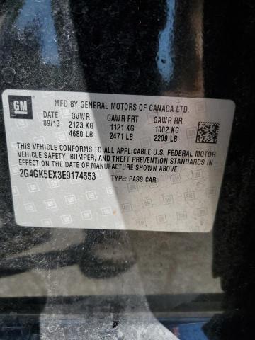 2G4GK5EX3E9174553 - 2014 BUICK REGAL 黑色 照片 12