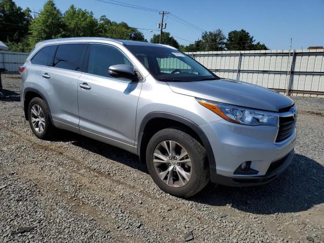 5TDJKRFH9FS096717 - 2015 TOYOTA HIGHLANDER XLE GRAY photo 4