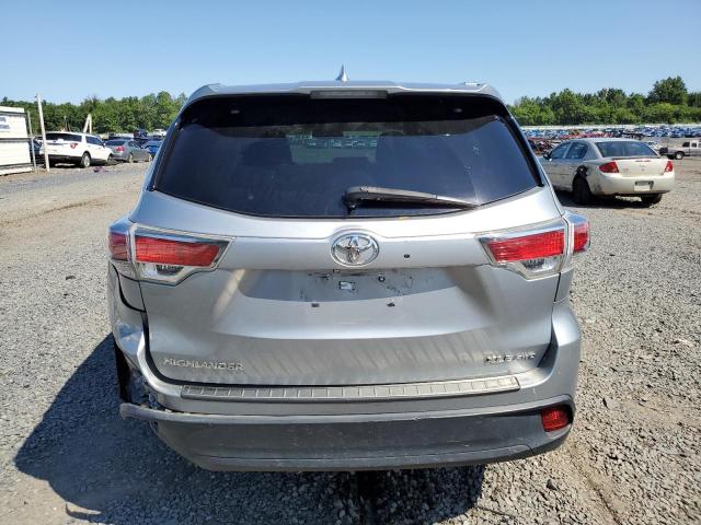 5TDJKRFH9FS096717 - 2015 TOYOTA HIGHLANDER XLE GRAY photo 6