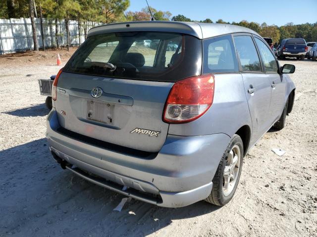 2T1KR32E83C051300 - 2003 TOYOTA COROLLA MA XR BLUE photo 4