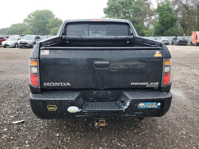 2HJYK16298H510460 - 2008 HONDA RIDGELINE RT BLACK photo 6