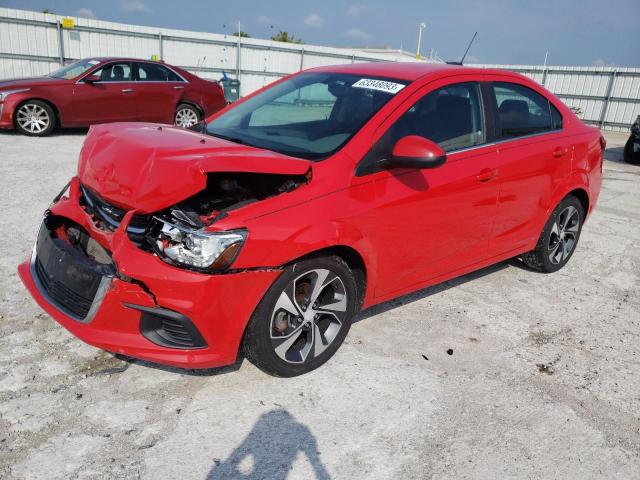 1G1JF5SB0H4122286 - 2017 CHEVROLET SONIC PREMIER RED photo 1