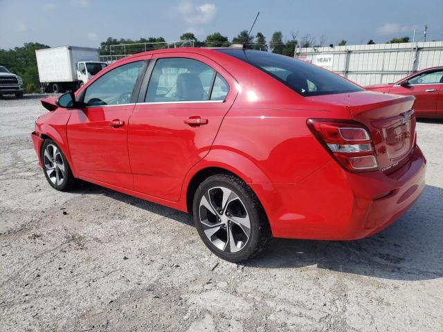 1G1JF5SB0H4122286 - 2017 CHEVROLET SONIC PREMIER RED photo 2