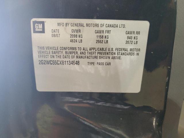 2G2WP522651344062 - 2005 PONTIAC GRAND PRIX 黑色 照片 12