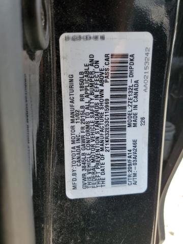 2T1KR32E53C115969 - 2003 TOYOTA COROLLA MA XR BLACK photo 13