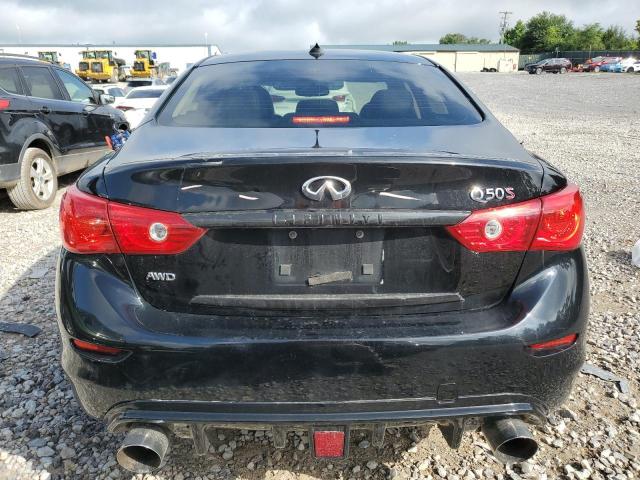 JN1BV7AR9EM687918 - 2014 INFINITI Q50 BASE BLACK photo 6