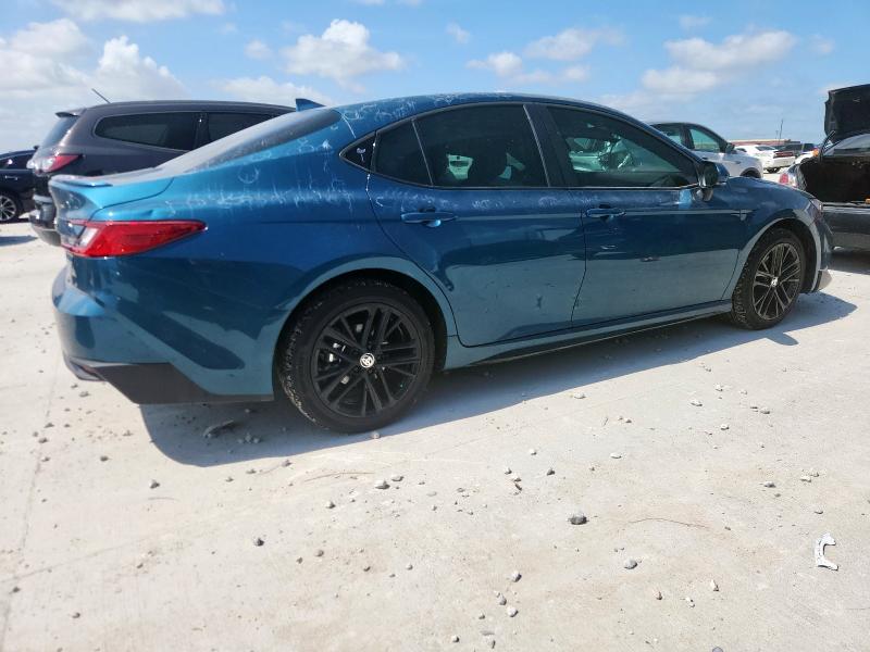 4T1DAACK5SU579785 - 2025 TOYOTA CAMRY XSE BLUE photo 3