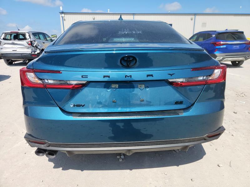 4T1DAACK5SU579785 - 2025 TOYOTA CAMRY XSE BLUE photo 6