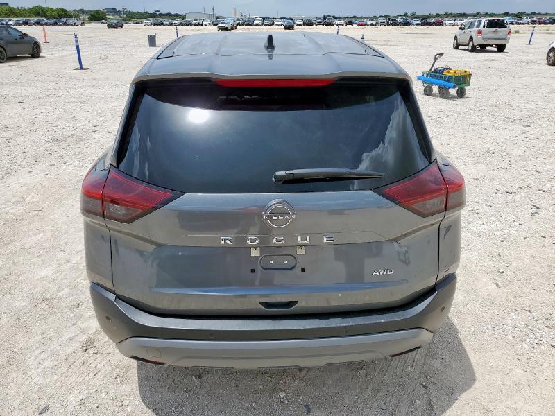 5N1BT3AB3PC858746 - 2023 NISSAN ROGUE S GRAY photo 6