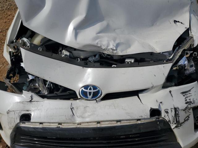 JTDKN3DUXC5442896 - 2012 TOYOTA PRIUS 白色 照片 11