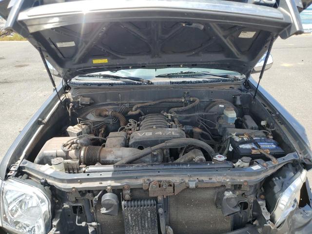 5TBDT44116S510438 - 2006 TOYOTA TUNDRA DOUBLE CAB SR5 GRAY photo 11