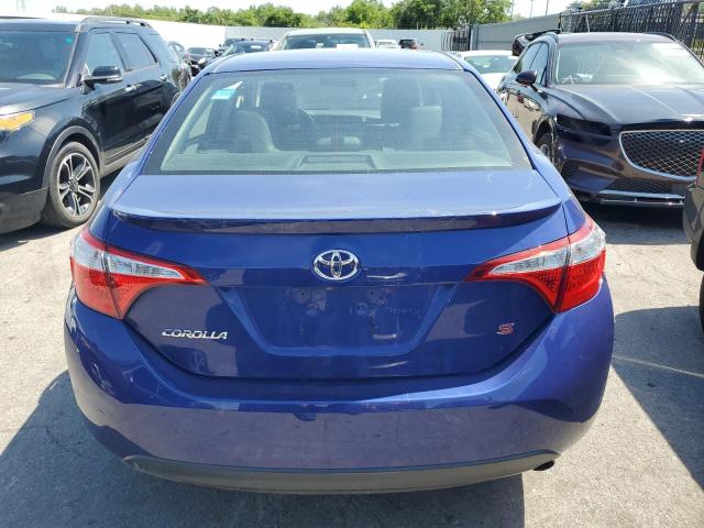 2T1BURHE7GC632253 - 2016 TOYOTA COROLLA L BLUE photo 6