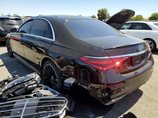 W1K6G6DB9NA121881 - 2022 MERCEDES-BENZ S 500 4MATIC BLACK photo 2