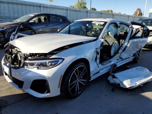 3MW5U9J08M8B59984 - 2021 BMW M340XI WHITE photo 2