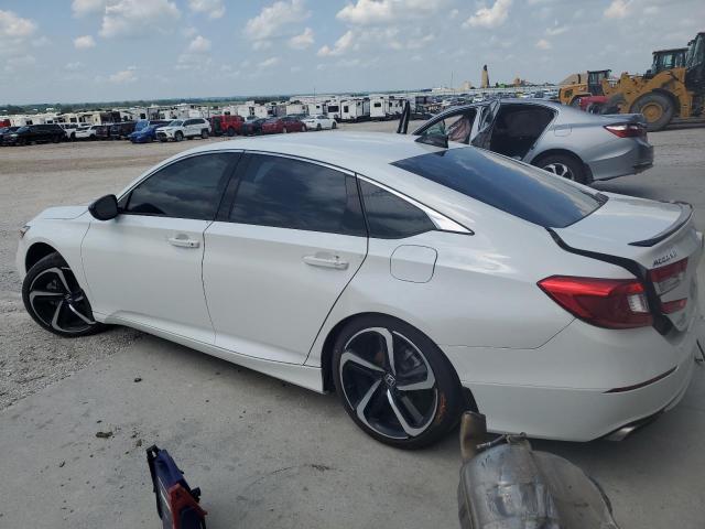 1HGCV2F30MA008600 - 2021 HONDA ACCORD SPORT Blanc photo 2