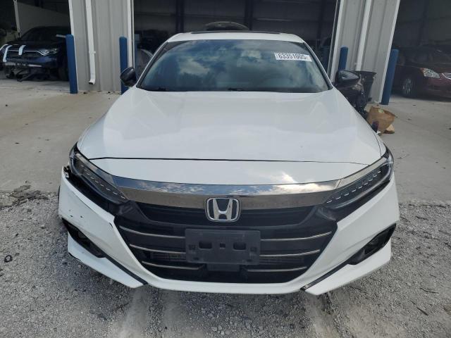 1HGCV2F30MA008600 - 2021 HONDA ACCORD SPORT Blanc photo 5