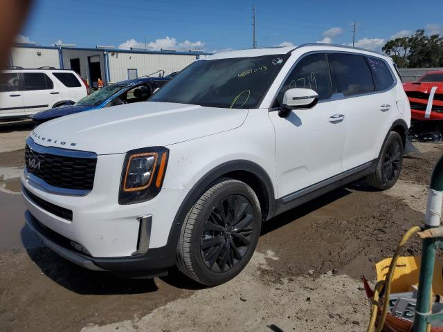 5XYP54HC7NG276862 - 2022 KIA TELLURIDE SX WHITE photo 1