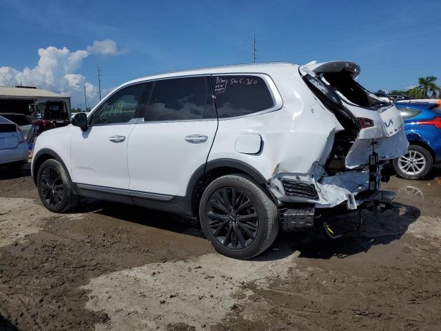 5XYP54HC7NG276862 - 2022 KIA TELLURIDE SX WHITE photo 2