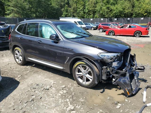 5UXTY5C08M9F86352 - 2021 BMW X3 XDRIVE30I CHARCOAL photo 4