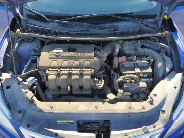 3N1AB7AP2FY247721 - 2015 NISSAN SENTRA S BLUE photo 11