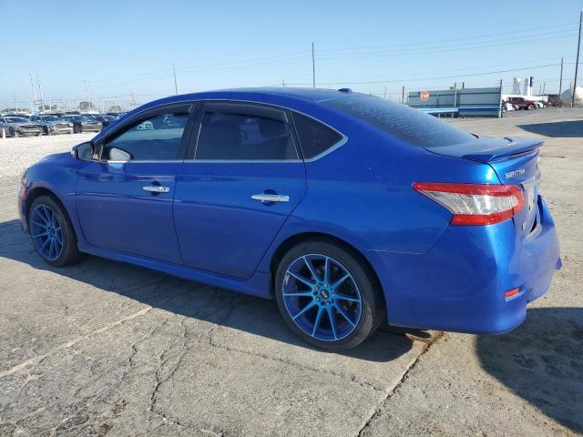 3N1AB7AP2FY247721 - 2015 NISSAN SENTRA S BLUE photo 2