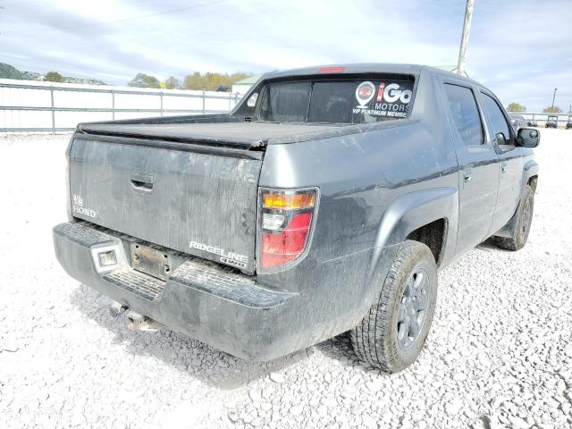 2HJYK16477H504494 - 2007 HONDA RIDGELINE RTS GRAY photo 4