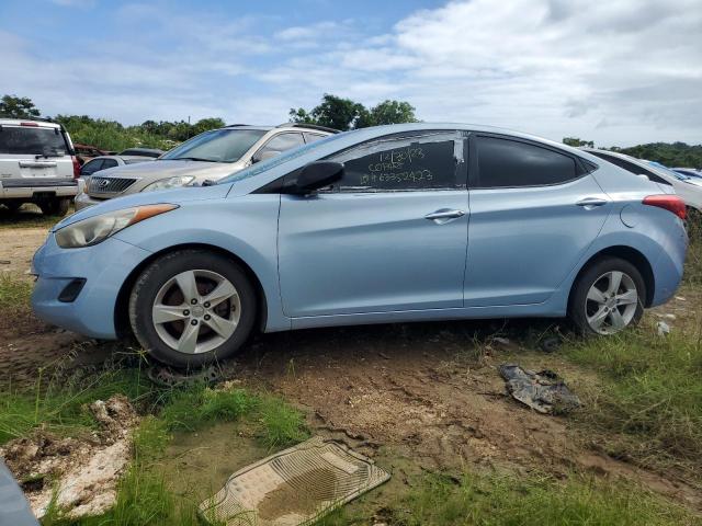 KMHDH4AE7BU125872 - 2011 HYUNDAI ELANTRA GLS BLUE photo 1