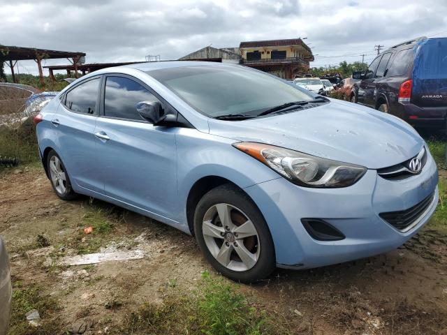 KMHDH4AE7BU125872 - 2011 HYUNDAI ELANTRA GLS BLUE photo 4