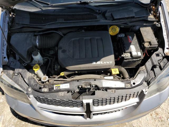 2C4RDGEG5FR653884 - 2015 DODGE GRAND CARA R/T GRAY photo 12