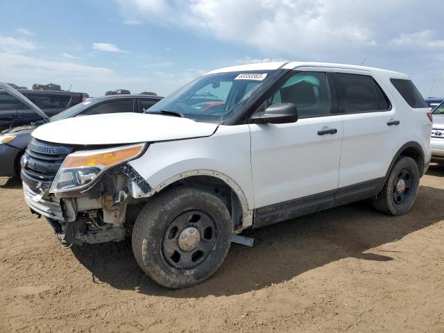 1FM5K8AR9FGB32732 - 2015 FORD EXPLORER POLICE INTERCEPTOR თეთრი ფოტო 1