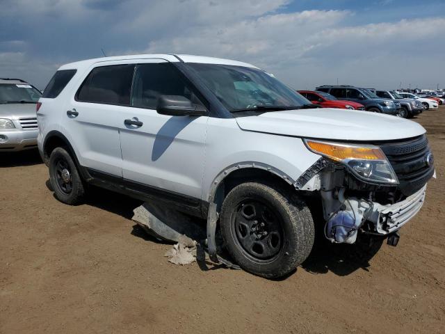 1FM5K8AR9FGB32732 - 2015 FORD EXPLORER POLICE INTERCEPTOR თეთრი ფოტო 4