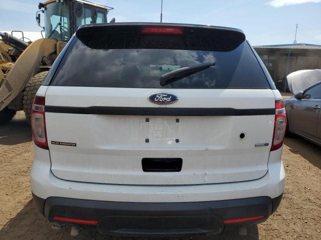 1FM5K8AR9FGB32732 - 2015 FORD EXPLORER POLICE INTERCEPTOR თეთრი ფოტო 6