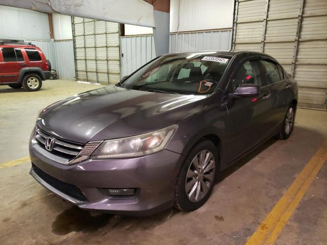 1HGCR2F89FA137065 - 2015 HONDA ACCORD EXL GRAY photo 2