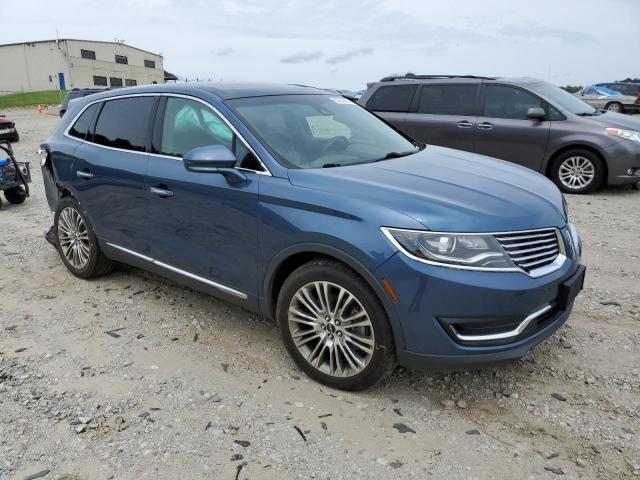 2LMPJ8LR8JBL34443 - 2018 LINCOLN MKX RESERVE أزرق صورة 4