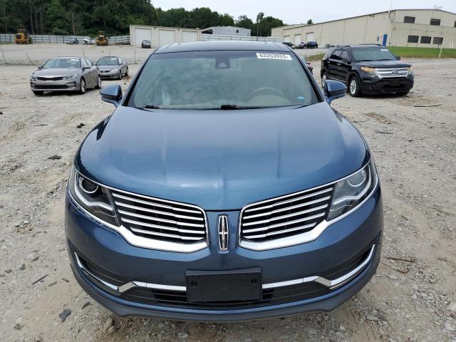 2LMPJ8LR8JBL34443 - 2018 LINCOLN MKX RESERVE أزرق صورة 5