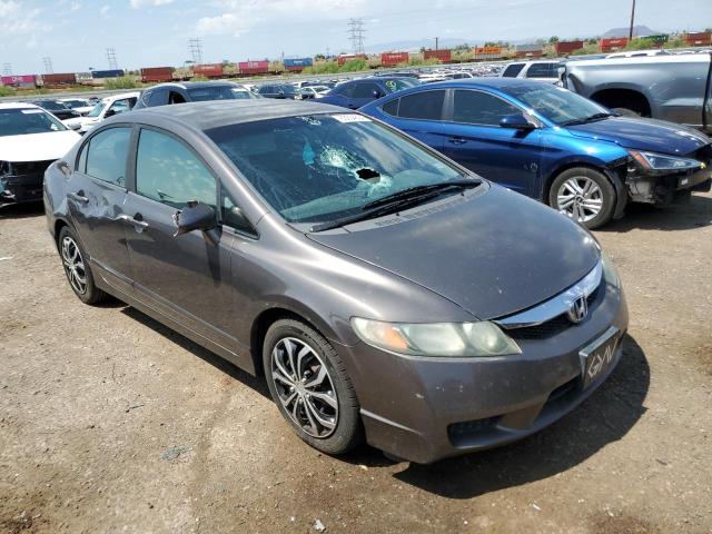 19XFA16519E043704 - 2009 HONDA CIVIC LX CHARCOAL photo 4