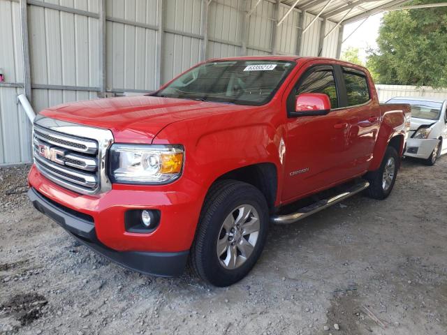 1GTG5CEN2J1293076 - 2018 GMC CANYON SLE RED photo 1