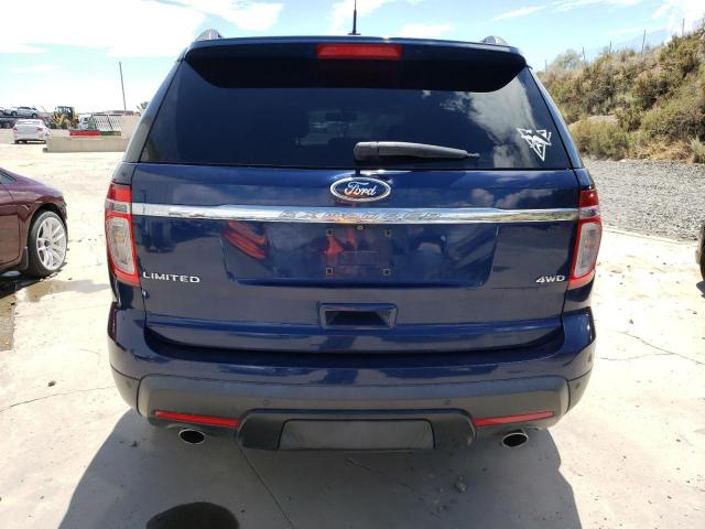 1FMHK8F84CGA04990 - 2012 FORD EXPLORER LIMITED BLUE photo 6