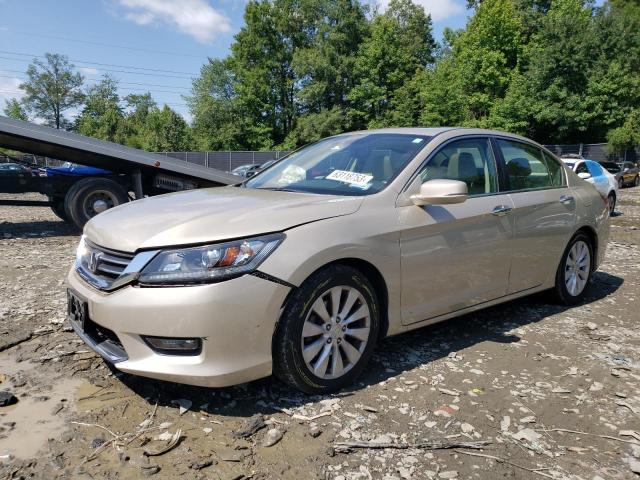 1HGCR2F87FA052175 - 2015 HONDA ACCORD EXL GOLD photo 1