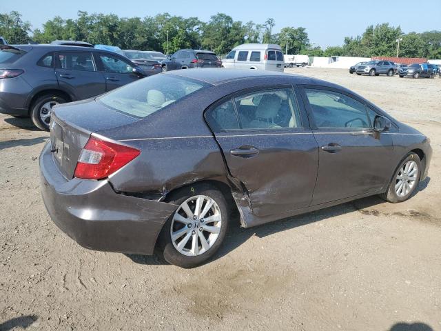 19XFB2F80CE313249 - 2012 HONDA CIVIC EX GRAY photo 3