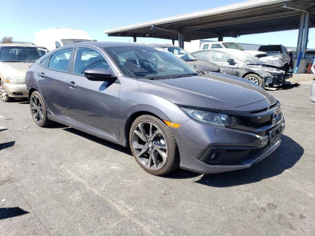 2HGFC2F83KH522969 - 2019 HONDA CIVIC SPORT GRAY photo 4
